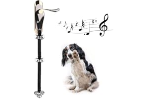 CATHYLIFE Dog Doorbells for Potty Training/Door Knob/Go Outside, Premium Quality Dog Bells, 7 Extra Large Loud 1.4 DoorBells, Adjustable Door Bell, Training Your Puppy The Easy Way