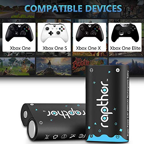 5 Xbox+Rechargeable+2x2500mAh+Controller+Wireless