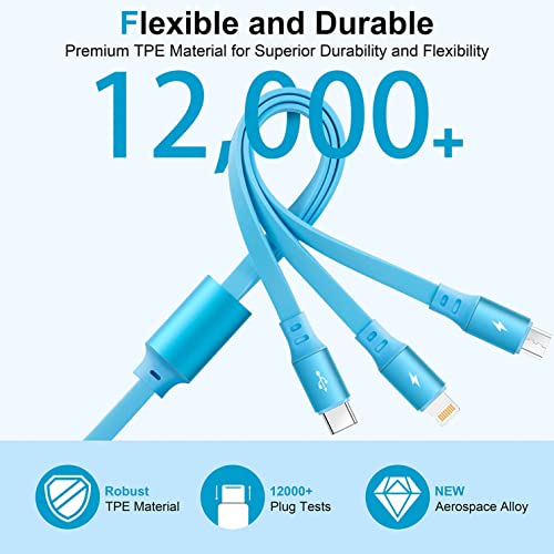 thumbnail image 2 of 4-in-2 Micro USB Splitter Cable - Charge 4 Devices Simultaneously With USB A/C To Micro USB Cord 2 of 12