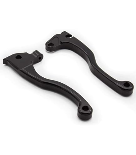 Short Brake & Clutch Levers For Yamaha TTR125L 2000-2024 - Black CNC Aluminum Levers