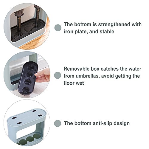image for GeLive Umbrella Stand Rack Holder with Drip Tray, Space Saving Organiz