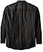 Sean John Men's Big and Tall Raw Black Denim Button Up Shirt