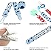 4-in-1 Pacifier Clips+Antibacterial Pacifier Holder by Moskka-Set of 3 Universal Pacifier Clips&Paciafier Pocket/Case Infant Teething Ring&Toys Holder for Baby Boy And Girl-Baby Shower Gift-Whale