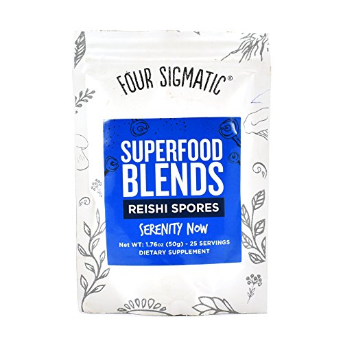 Four Sigmatic SuperFood Blends Reishi Spores Immunity/Adaptogenic, 25 Servings (1)