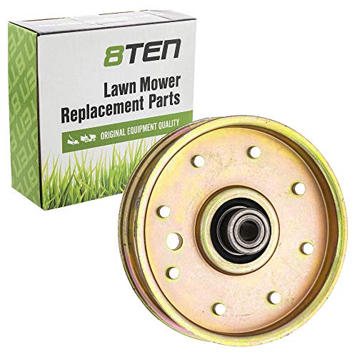 8TEN Flat Idler Pulley for Cub Cadet MTD White Pro RZT17 RZT22 RZT42 RZT50 LT1022 LT1024 01004081 756-1229