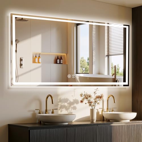 LED Bathroom Mirror Lights Anti-fog Backlit +