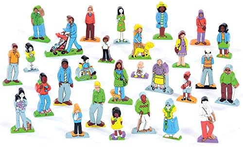 wooden people figures