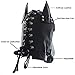 Leather Bondage Fetish Dog Mask, Black Full Face Blindfold Breathable Restraint Head Hood, Sex Toys, for Unisex Adults Couples, BDSM/LGBT Cosplay Mask (Style 3(Dog Mask))thumb 2