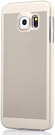 Tat2 - Samsung Galaxy S6 Case Gold - Slim Fit S6 Case - Soft Touch and Feel Cool Galaxy S6 Cases with Polycarbonate Protection - Resistant Non Slip Case and Firm Grip for Your Samsung Galaxy - Get It Now!! - For Samsung Galaxy S6 (Gold)