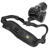 TechCare Quick Neck Shoulder Camera Sling Belt Strap Metal Screw-in Plate and Metal Hook Screw for Canon Nikon Sony Pentax Panasonic Olympus Cameras