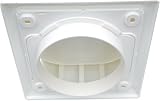 DOMUS Tumble Dryer Vent Kit 100mm 4" White Cowl Through Wall Hose Connector view 3