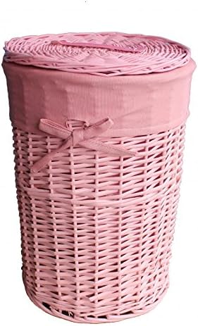 dvier Laundry Basket h.54 cm cm Wicker Pink