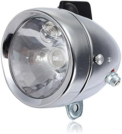 Bikes LED, DBHAWK Headlight Tail Light Kit Fit 12V 6W Bicycle Motorized Bike Friction generator Dynamo Fits Most Bicycles