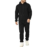 Men's Tracksuits 2 Piece Casual Long Sleeve Sweatsuits Athletic Hoodie and Sweatpants Set Jogging Suit