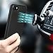 Benks iPhone 8 7 Leather Case Cover, Ultra Thin Slim Fit Protective Skin with Invisible Metal Plate Build-in, Work with Magnetic Car Mount [Not Include] (Black for iPhone 8 7, 4.7-Inch)