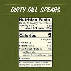 Wickles Pickles Dirty Dill Spears (6 Pack) - Hot