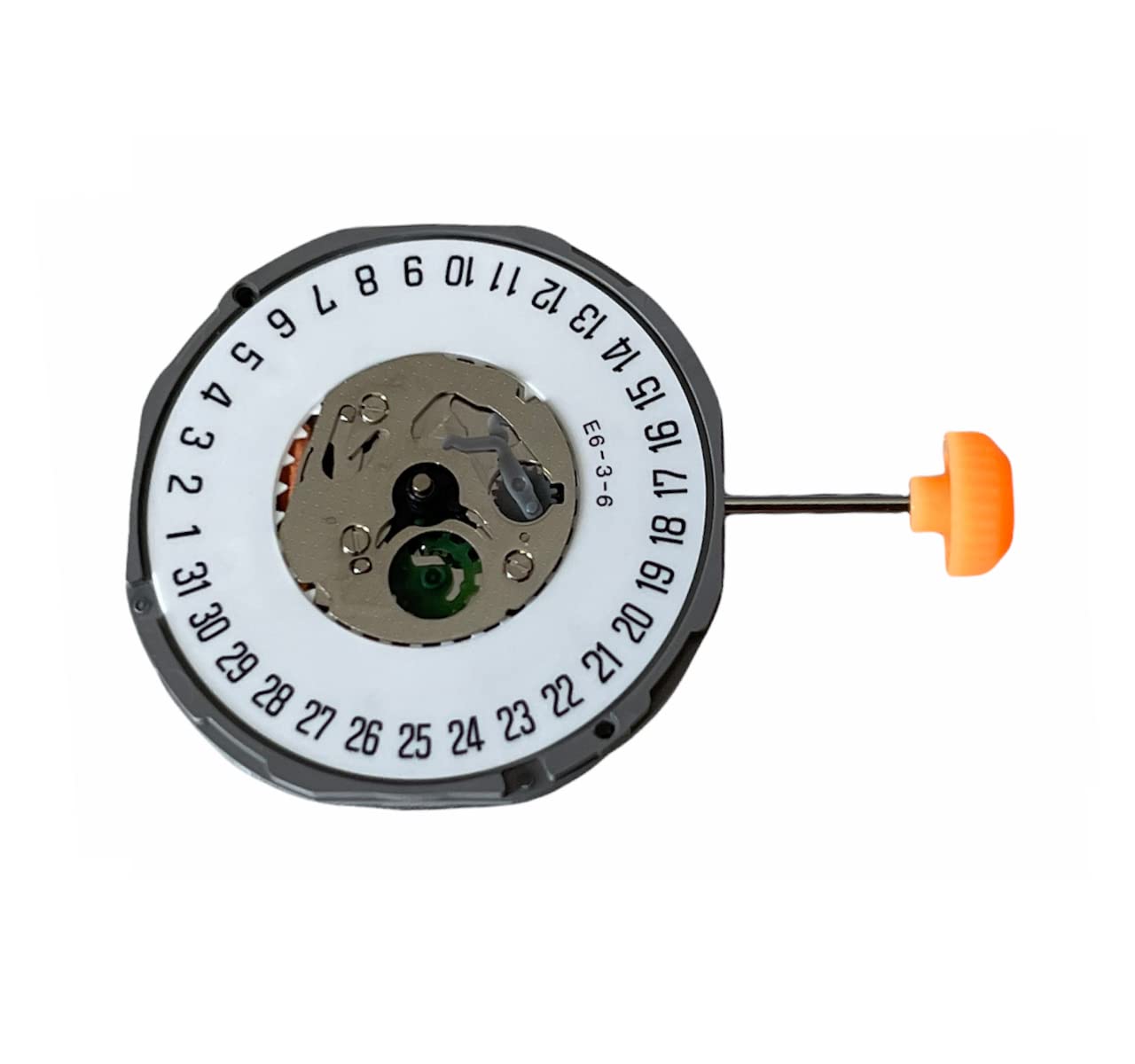 Miyota 2115 SC-D(6) 10 1/2 Japanese quartz movement watch Date 6 o'clock