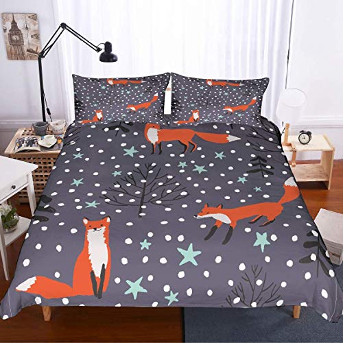 girls fox bedding