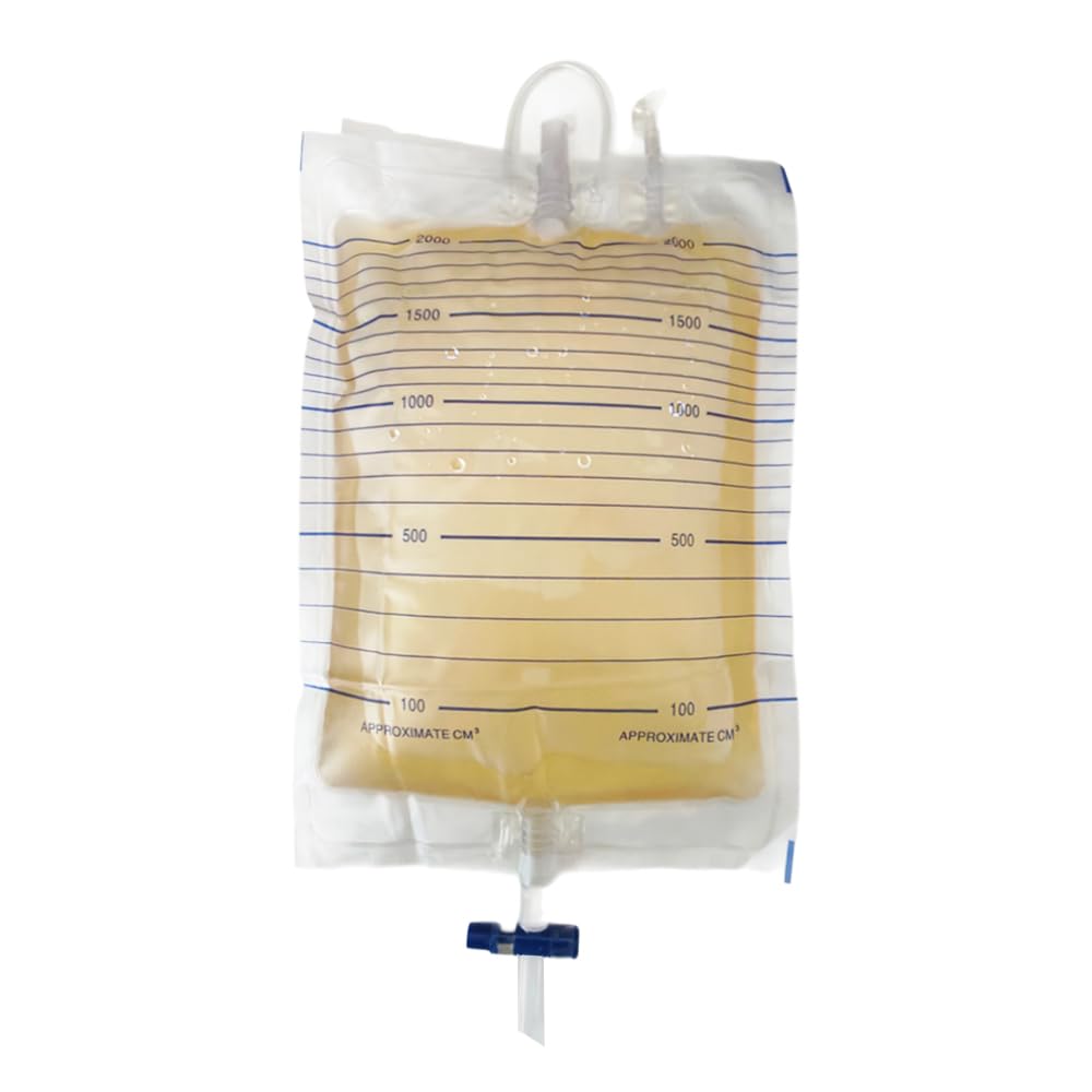 Photo 1 of 10PCS 2000ML Large Capacity Extracorporeal Drainage Bag Urine Collection Bag