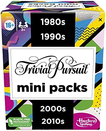 Trivial Pursuit Mini Packs Multipack, Fun Trivia Questions for Adults ...
