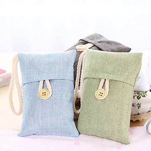 Buybuybuy 1pcs Nature Fresh Air Purifying Bag, Bamboo Charcoal Odor Absorber, Charcoal Air Freshener, Chemical Free Moisture Odor Eliminator & Removal Bags. For Home, Closet, Shoes, Car