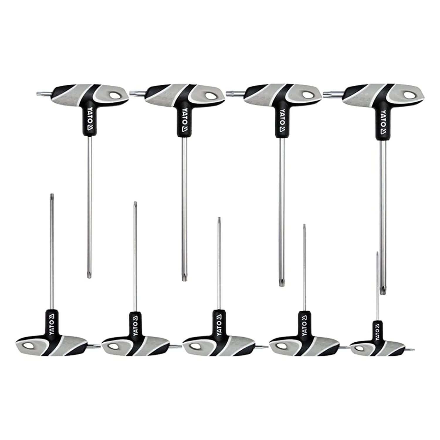 YATO YT-05615 – T-Handle 9pcs Torx Wrench Set