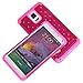 Galaxy Note 4 Case, Style4U Galaxy Note 4 Studded Rhinestone Crystal Bling Hybrid Armor Case Cover for Samsung Galaxy Note 4 with 1 HD Screen Protector and 1 Stylus [Hot Pink/Hot Pink]