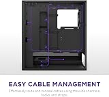 NZXT H5 Flow Compact ATX Mid-Tower Case High Airflow 360 Front 240 Top view 7