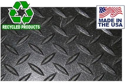 Amazon Com Iron Company Diamond Plate Heavy Duty Rubber Flooring