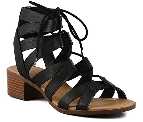 City Classified Mousse Strappy Lace Up 