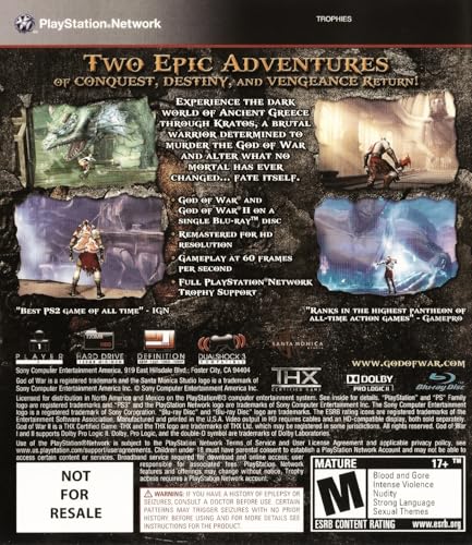 God of War: Collection - Playstation 3 (Renewed)