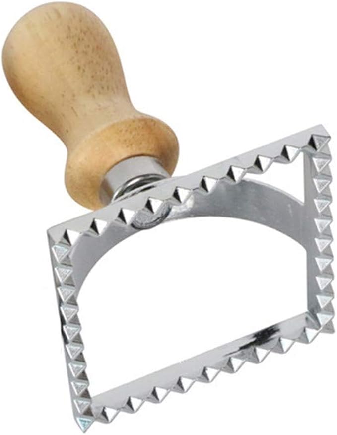 Aeanm Ravioli Stamp Set, Dough Cutter and Pasta Press Stamps with