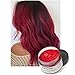 Vakker Mofajiang Hair Wax Color Styling Cream Mud, Natural Hairstyle Dye Pomade, Party Cosplay, Red