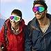 Outdoor Sports Goggles Unisex Protective Safety Glasses with Windproof Dustproof Anti-Shock Anti-Glare Lenses Skate Glasses for Airsoft Hiking Fishing Hunting Ice-Skate Snowmobile Bicycle Motorcycle