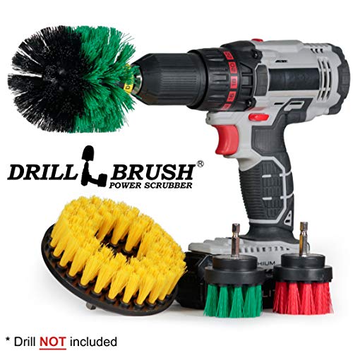 Shower Cleaning Drill Brush Set Power Scrubber Brush Set for Bathroom