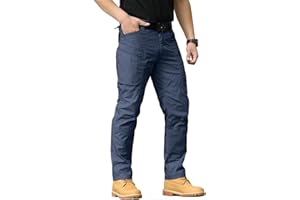 NAVEKULL Men's Hiking Tactical Pants Rip-Stop Military Combat Cargo Pants Lightweight Army Work Outdoor Trousers