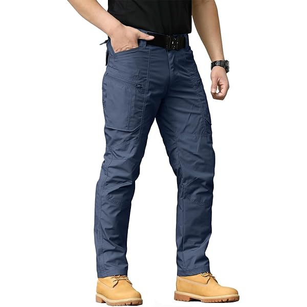Pantalones Tácticos Lespartan Para Motocicleta - Ligeros, Impermeables, Ripstop, Con 10 Bolsillos, Secado Rápido
