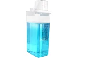 Monrocco Liquid Laundry Detergent Dispenser 78 OZ Laundry detergent Container with 6 Removable Labels Liquid Detergent Dispenser for Softener Bleach Powder Soda