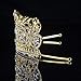 Sunshinesmile Gold Bridal Crown Tiara Crystal Rhinestone Wedding Prom Pageant Crowns Headband