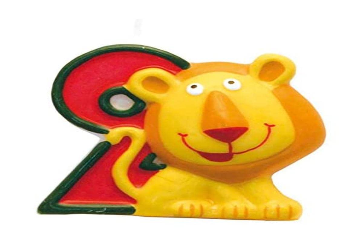 Amscan 551792 Candle Number 2 Safari