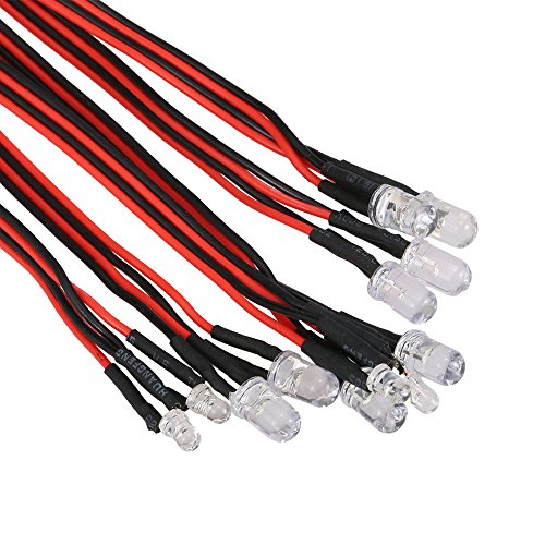 Goolsky 12 LED Lighting System Kit Steering Brake Smart Simulation Flash Lights for 1/10 Scale Models RC Car Yokomo Tamiya HSP HPI AXIAL RC4WD Traxxas