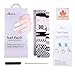 HIGH'S EXTRE Adhesion 20pcs Nail Art Transfer Decals Sticker Design Series The Cocktail Collection Manicure DIY Nail Polish Strips Wraps for Wedding,Party,Shopping,Travelling (Polka Dot)