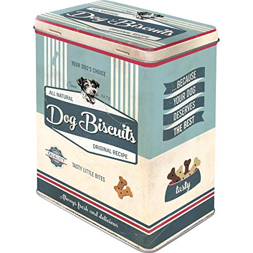 Nostalgic-Art 30145 PfotenSchild - Dog Biscuits, Storage Tin L