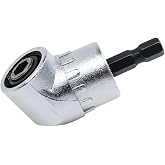 AUTOTOOLHOME 105&deg; Right Angle Drill Attachment Right Angle Drill Adapter | Power Screwdriver Drill Adapter for Tight Spaces 1/4 inach Hex Shank Quick-Change Magnetic bit Socket for Impact Drill Driver