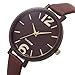 yunanwa 10 Pack Unisex Women Men Watches Big Dial Lover Gift Leather Bracelet Wristwatch Wholesales (10pcs-614)