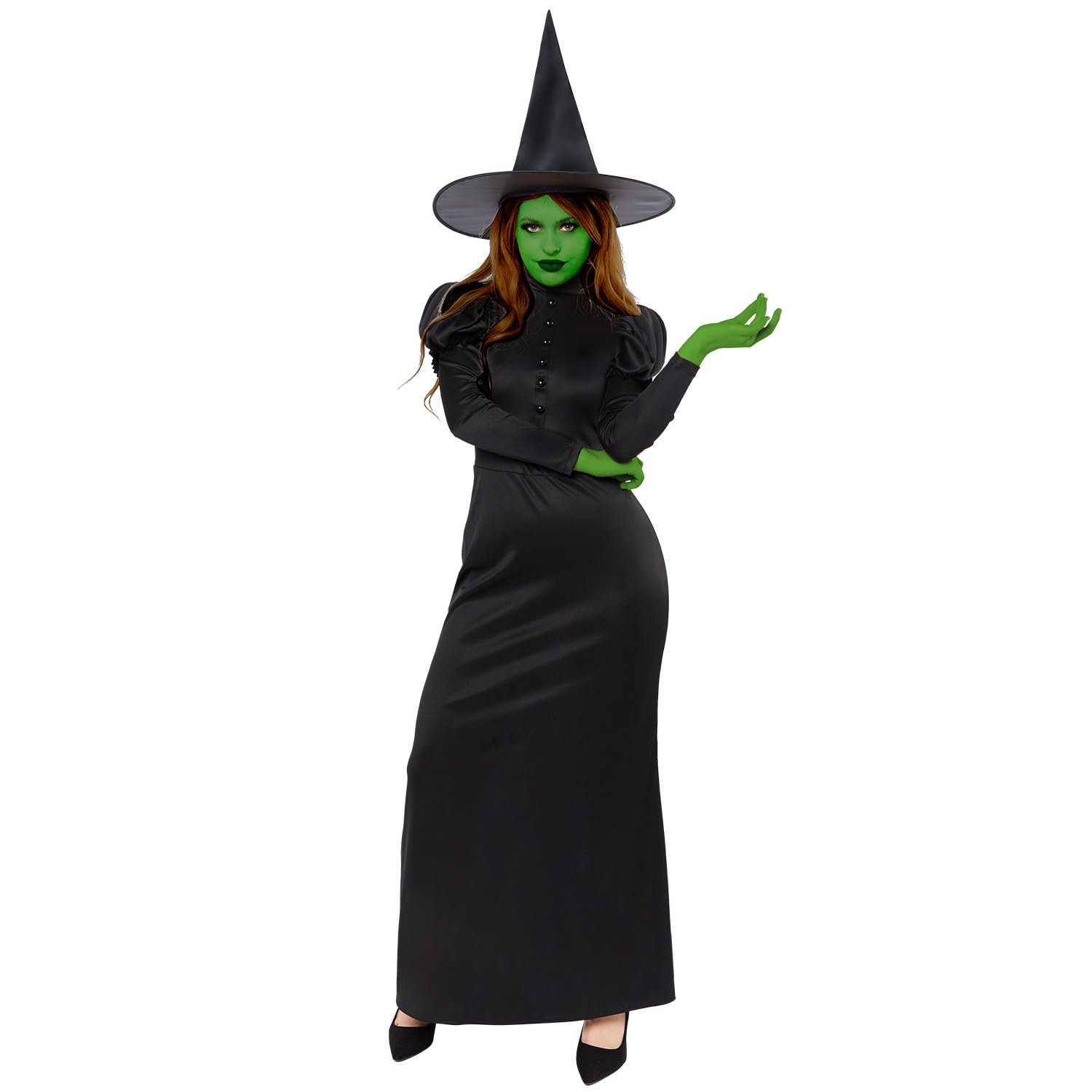 Amscan 9917846 - Women's Halloween Wicked Witch Fancy Dress Costume Size: 12-14
