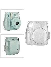 Fujifilm Instax Mini 9 Instant Camera + Fujifilm Instax Mini Twin Pack Instant Film (20 exposiciones) + Estuche rígido con brillo + Filtros de color + Álbum (Blanco) + Marcos adhesivos Paquete Nature