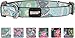 Friends Forever Dog Collar for Dogs, Fashion Print Paisley Pattern Cute Puppy Collar, Grey Medium 14-20\