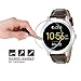 Fossil Q Founder Gen 1 Screen Protector, Wimaha 9H Tempered Glass Screen Protector for Fossil Q Founder Gen 1 with 2.5D Round Edge in Scratch Resistant