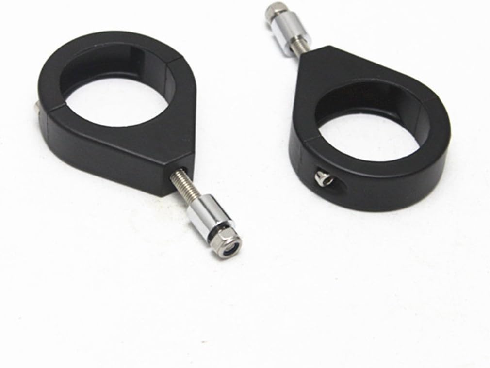 SL Bracket 41mm Fork Tubes Clamps AlunimumTurn Signal Relocation Mount Black for Harley Softail